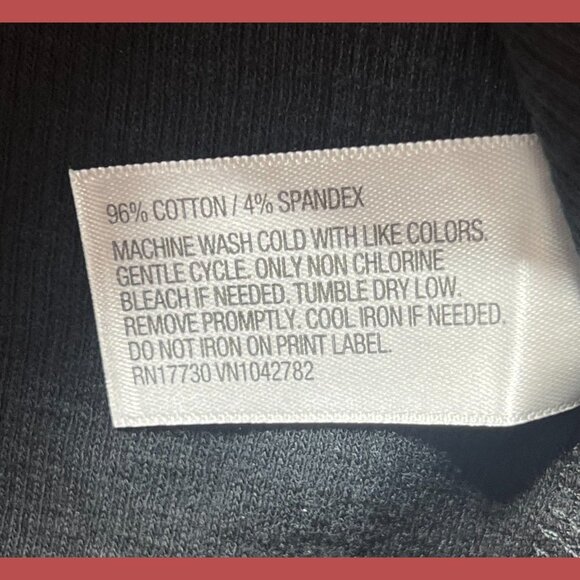 Wild Fable - Women's Long Sleeve Crew Neck T-Shirt - Black - Large - Picture 9 of 13